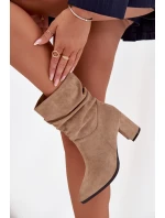 Boty na podpatku  model 217795 Step in style