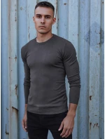 Pánský klasický tmavě šedý svetr FashionStreet WX2225