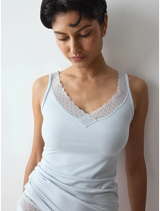 Dámská košilka Feel of Modal Tank Top Pearl Grey světlešedá - TRIUMPH Dámská košilka Feel of Modal Tank Top Pearl Grey světlešedá - TRIUMPH