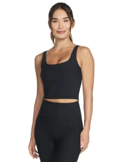Podprsenka Skechers Go Flex Rib Longline Bra BR1-BLK Black L
