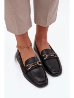 Dámské Mokasíny S Ozdobou Černé Priscelle