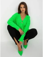 Dámský svetr LC SW 8035 fluo zelená