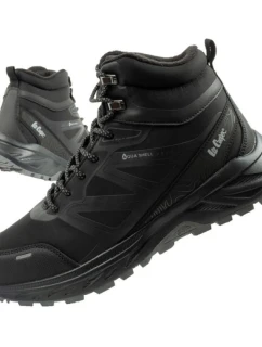 Lee Cooper pánské zimní trekové boty zateplené nepromokavé černé