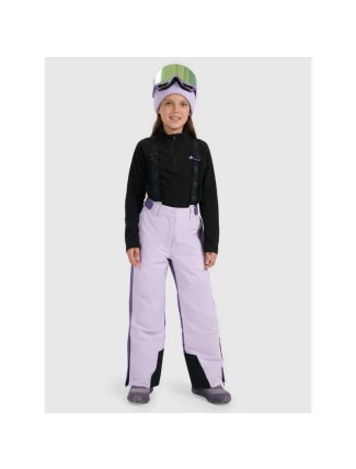 Dívčí lyžařské kalhoty 8000 s membránou 4F 4FJRAW25TFTRF1243-50S