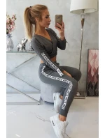 Sada s ozdobnými pásky grafitová melanž Sada s ozdobnými pásky grafitová melanž