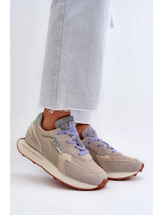 Dámské tenisky na platformě s paměťovou pěnou Big Star NN274681 béžové