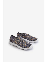 Pohodlné chlapecké pantofle na suchý zip Befado 974Y552 šedé Pohodlné chlapecké pantofle na suchý zip Befado 974Y552 šedé