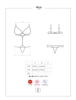 Erotické body Mixty teddy - OBSESSIVE Erotické body Mixty teddy - OBSESSIVE