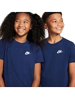 Dětské tričko Nike Sportswear tmavě modré FZ5177 410 Dětské tričko Nike Sportswear tmavě modré FZ5177 410