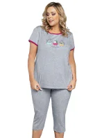 Italian Fashion Tabata cr.r. sp.3/4 barva: melange/amarantová Italian Fashion Tabata cr.r. sp.3/4 barva: melange/amarantová