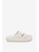 Dámské Pěnové Pantofle S Přezkami Vinceza 76056 Bílé