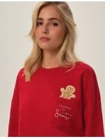 Dámské pyžamo Fawn 41900-33X Červená - Henderson Ladies