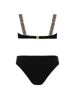 Dámské dvoudílné plavky plavky  Athens 4  S730V1AH4 Černá se zlatou - Self