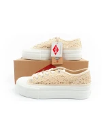 Lee Cooper dámská sportovní obuv šněrovací tenisky ažurové platformy dámské