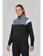 Kariban ProAct PA 387 Tréninková mikina s 1/4 zipem 20.P387 black/sporty grey Kariban ProAct PA 387 Tréninková mikina s 1/4 zipem 20.P387 black/sporty grey