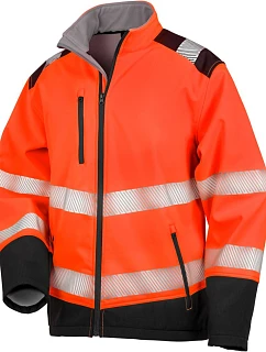 Result R 476X Bezpečnostní softshellová bunda 30.476X fluorescent orange/black