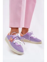 Nízké Dámské Sportovní Boty Fialové Zelevelis