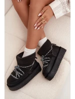 Sněhule na platformě D.Franklin DFSH371015 Černé Sněhule na platformě D.Franklin DFSH371015 Černé