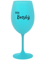 PÁN BOŽSKÝ - tyrkysový pohár na víno 350 ml PÁN BOŽSKÝ - tyrkysový pohár na víno 350 ml