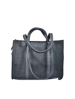 Kabelka na zip typu shopper Big Star RR574072 grafitová