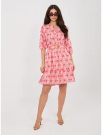 Šaty D74516M30485B korálová