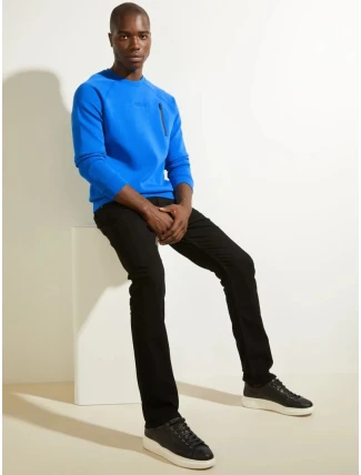 Pánská mikina U1YA22FL03P - G7K7 - Světlá modrá - Guess Pánská mikina U1YA22FL03P - G7K7 - Světlá modrá - Guess