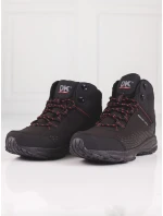 Zajímavé dámské černé trekingové boty bez podpatku Zajímavé dámské černé trekingové boty bez podpatku