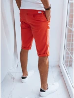 Pánské krátké šortky chinos červené FashionStreet SX2321