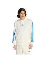 Pánská mikina adidas Essentials 3-Stripes French Terry Hoodie cream KD4901 pánská