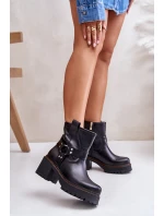 Dámské Kožené Boty Na Zip 3435 Lewski Černé