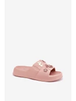 Pěnové Pantofle S Připínáčky Růžové Redienna