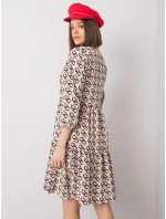 Šaty WN SK R821 1.65 světle béžová Šaty WN SK R821 1.65 světle béžová