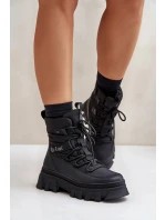 Dámské sněhule na zip Lee Cooper LCJ-24-47-3144 Černé