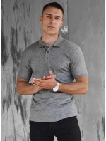FashionStreet pánská tmavě šedá polokošile PX0602