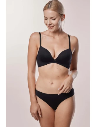 Mefemi Amelia push-up podprsenka s kosticemi Černá Mefemi Amelia push-up podprsenka s kosticemi Černá