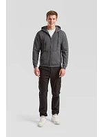 Fruit of the Loom Classic Hooded Sweat Jacket Mikina s kapucí 16.2062 burgundy Fruit of the Loom Classic Hooded Sweat Jacket Mikina s kapucí 16.2062 burgundy