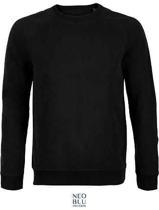 NEOBLU Nelson Men Pánská raglánová mikina 24.3194 deep black NEOBLU Nelson Men Pánská raglánová mikina 24.3194 deep black