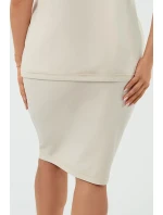 Italian Fashion Stella midi barva: béžová Italian Fashion Stella midi barva: béžová