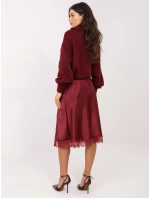 Sukně MI SD 3275.57 kaštanová