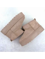 Dámské sněhule semišové béžové Potocki 16322