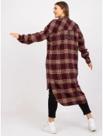 Dámská košile EM-KS-003/06.38X-maroon Dámská košile EM-KS-003/06.38X-maroon