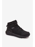 Pánské zateplené trekingové boty Lee Cooper – černé