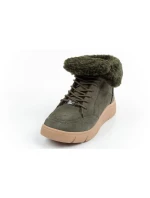 Dámské kotníkové zateplené boty F30232 1020 400Tmavě zelená s hnědou - Scholl Dámské kotníkové zateplené boty F30232 1020 400Tmavě zelená s hnědou - Scholl