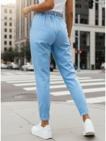 Dámské látkové kalhoty ERLON modré FashionStreet UY2028