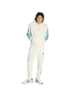 Pánská mikina adidas Essentials 3-Stripes French Terry Hoodie cream KD4901 pánská