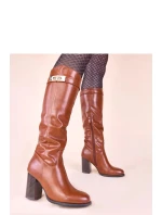 Kozačky na podpatku  model 221035 Solea