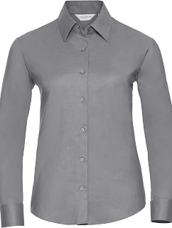 Russell Athletic 932F Halenka Oxford s dlouhým rukávem 11.932F silver