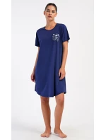 Dámské domácí šaty s krátkým rukávem Janette Dámské domácí šaty s krátkým rukávem Janette