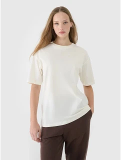 Dámské hladké tričko oversize 4F 4FRSS25TTSHF2694-11S