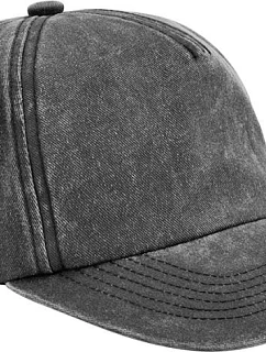 Beechfield B 657 5 panelová vintage kšiltovka "Relaxed" 53.0657 vintage black